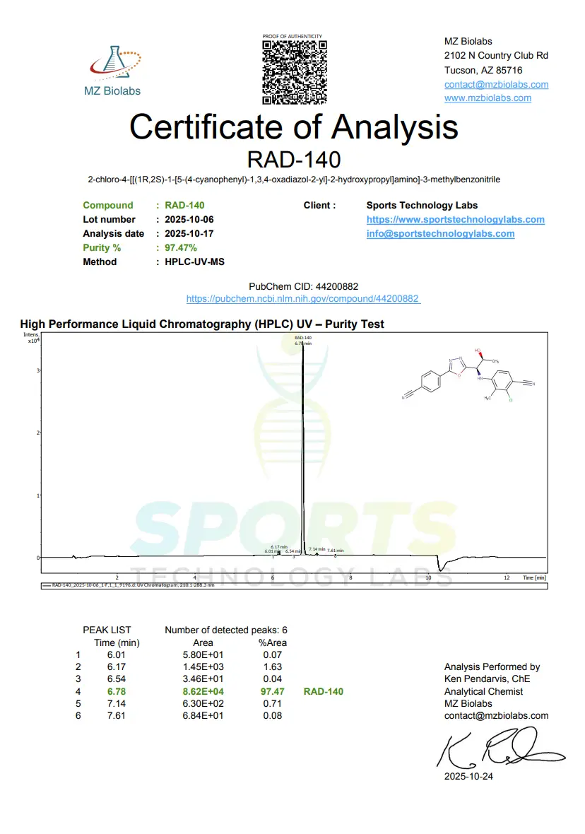 RAD-140 and RU-58841 Stack - Image 3